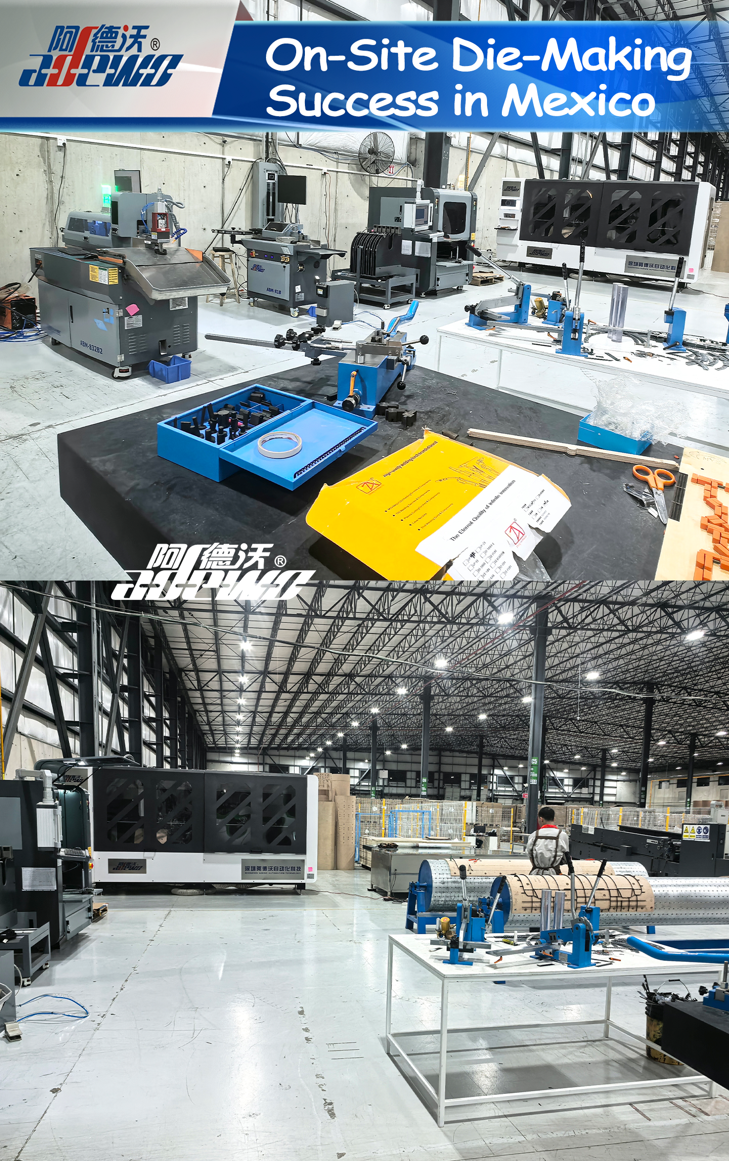 Menestys paikan päällä muottien valmistuksessa Meksikossa