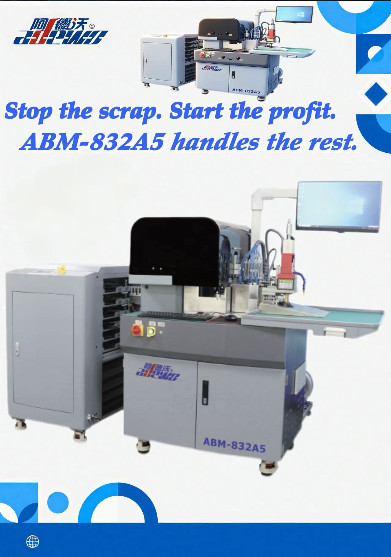 Kamppailetko edelleen paperin halkeilun kanssa? ABM-832A5 Combo Bender korjaa sen.