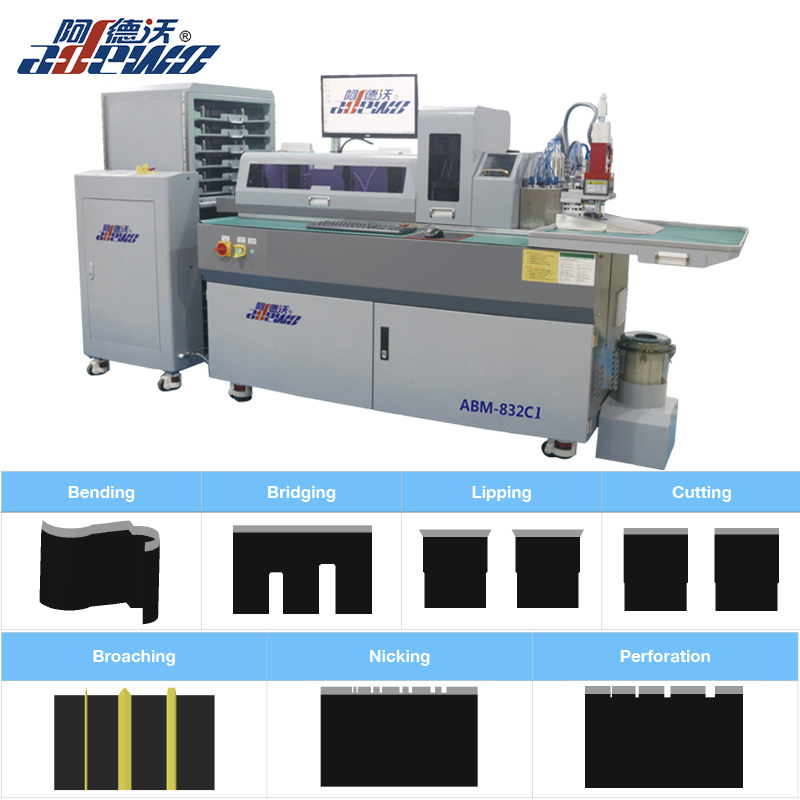 Monitoiminen Label Rule Auto Bender Machine